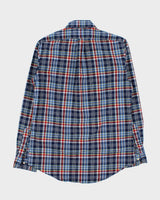 Vintage Y2K 00s Ralph Lauren Tartan Plaid Custom Fit Long Sleeve Shirt - M