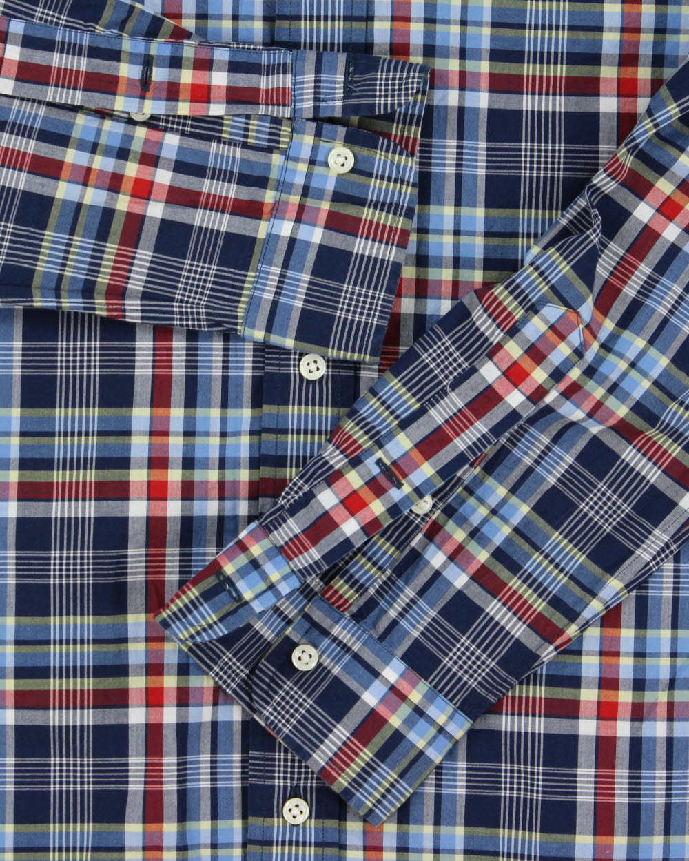 Vintage Y2K 00s Ralph Lauren Tartan Plaid Custom Fit Long Sleeve Shirt - M
