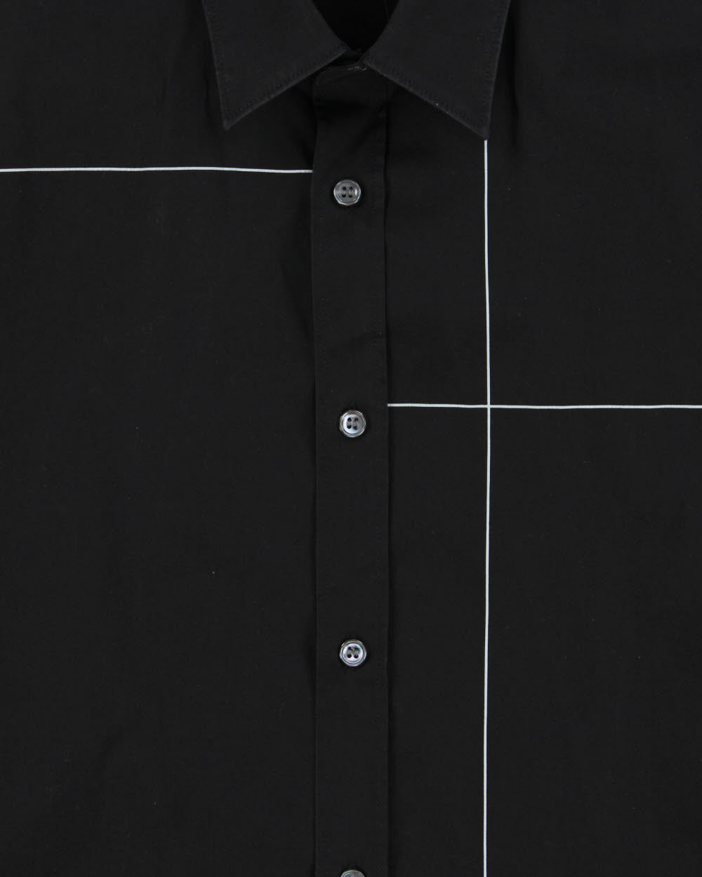 Vintage Y2K 00s Hugo Boss Cross Striped Slim Fit Long Sleeve Shirt - S