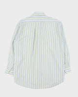 Vintage Y2K 00s Canali Sportswear Striped Long Sleeve Shirt - S