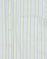 Vintage Y2K 00s Canali Sportswear Striped Long Sleeve Shirt - S