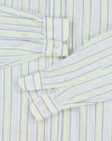 Vintage Y2K 00s Canali Sportswear Striped Long Sleeve Shirt - S