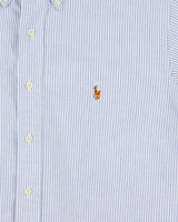 Vintage 1990s Polo Ralph Lauren Striped Made In Canada Long Sleeve Oxford Shirt - L