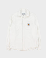 Vintage Carhartt WIP Salinac Snap Button Long Sleeve Denim Over Shirt - S