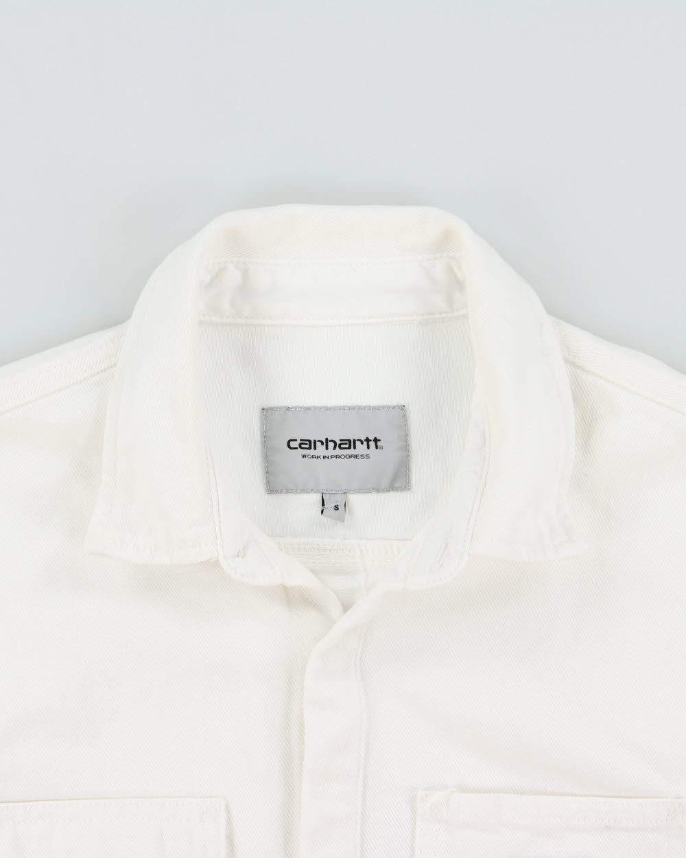 Vintage Carhartt WIP Salinac Snap Button Long Sleeve Denim Over Shirt - S