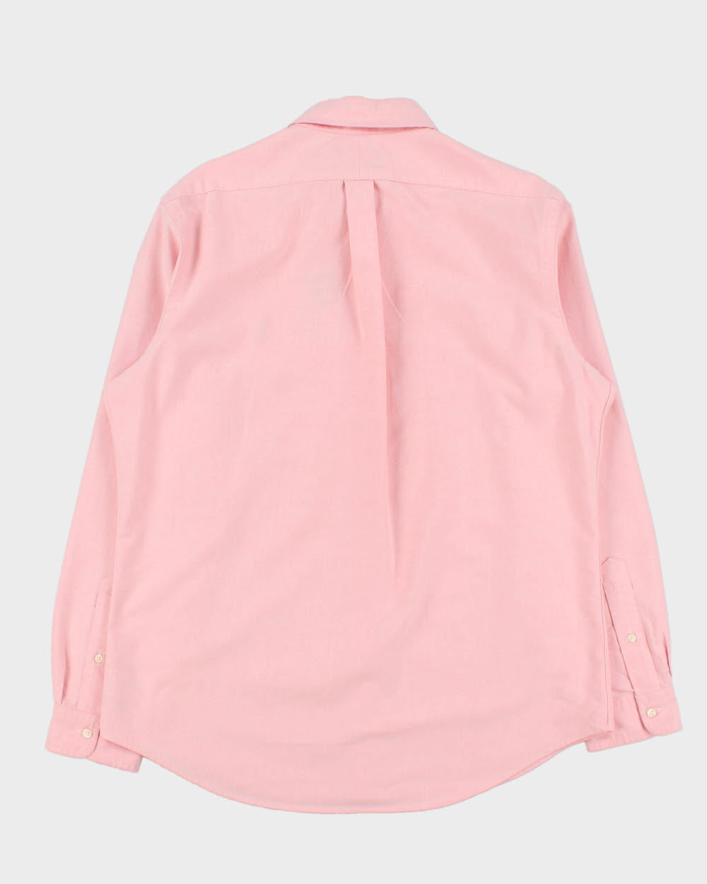 Vintage Polo Ralph Lauren Baby Pink Classic Fit Long Sleeve Oxford Shirt - L