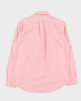 Vintage Polo Ralph Lauren Baby Pink Classic Fit Long Sleeve Oxford Shirt - L