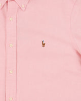 Vintage Polo Ralph Lauren Baby Pink Classic Fit Long Sleeve Oxford Shirt - L
