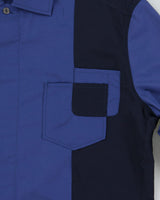 Vintage A/W 2004 Versace Jeans Couture Patch Pocket Shell Long Sleeve Over Shirt - S