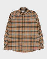 2023 Burberry London Nova Check Classic Fit Long Sleeve Shirt - L