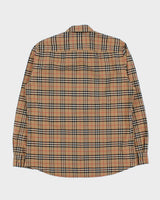 2023 Burberry London Nova Check Classic Fit Long Sleeve Shirt - L
