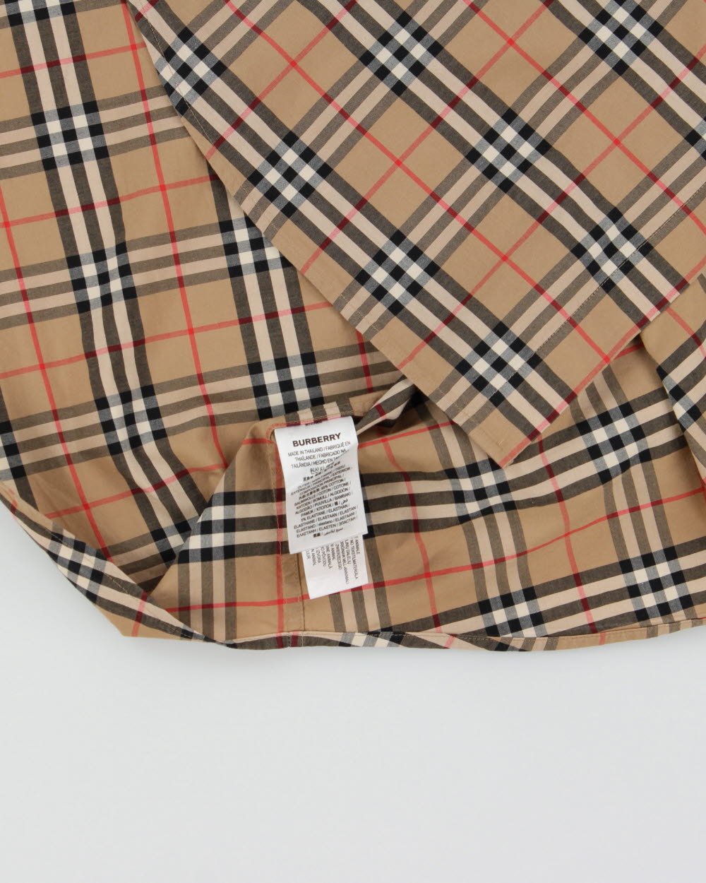 2023 Burberry London Nova Check Classic Fit Long Sleeve Shirt - L
