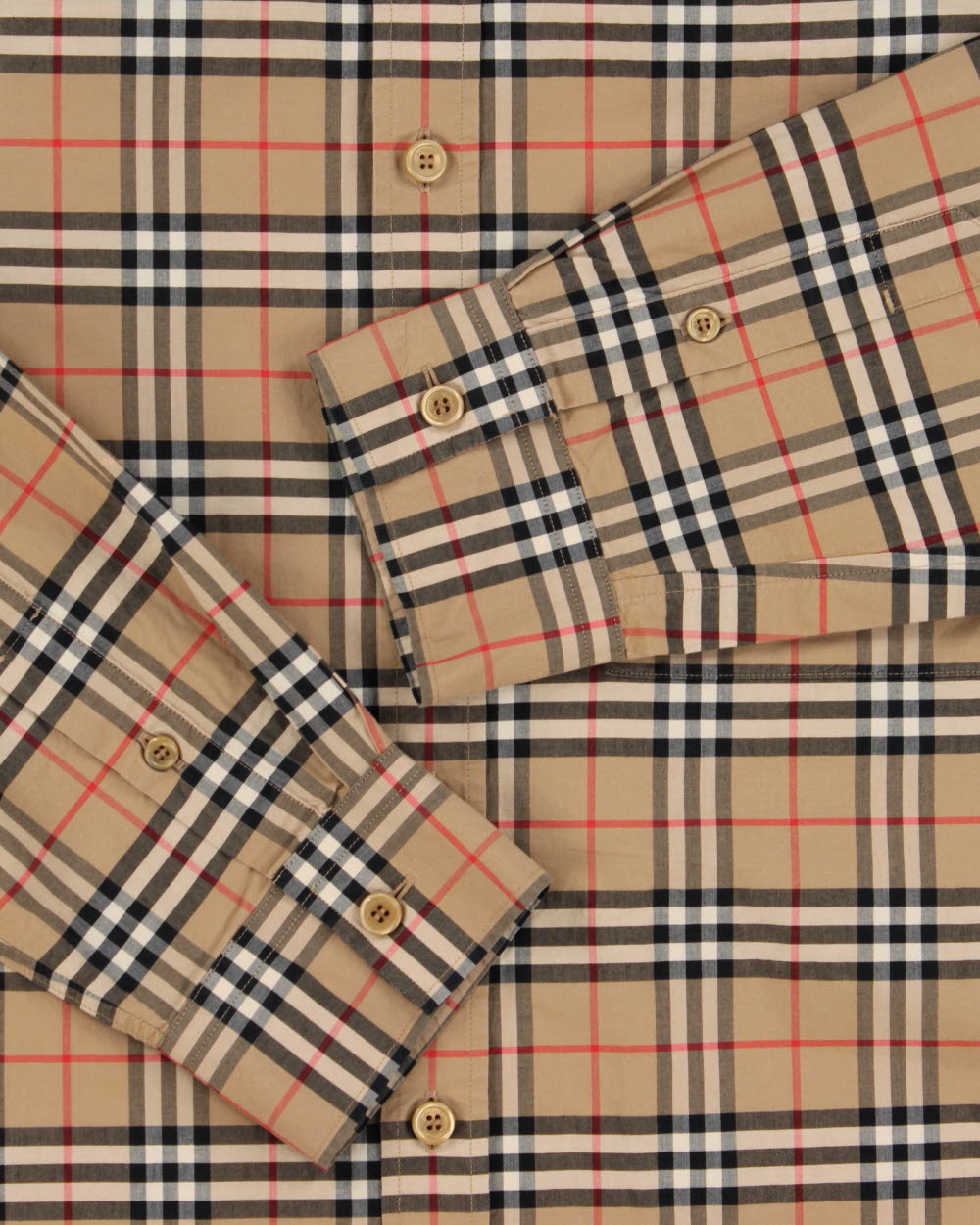 2023 Burberry London Nova Check Classic Fit Long Sleeve Shirt - L