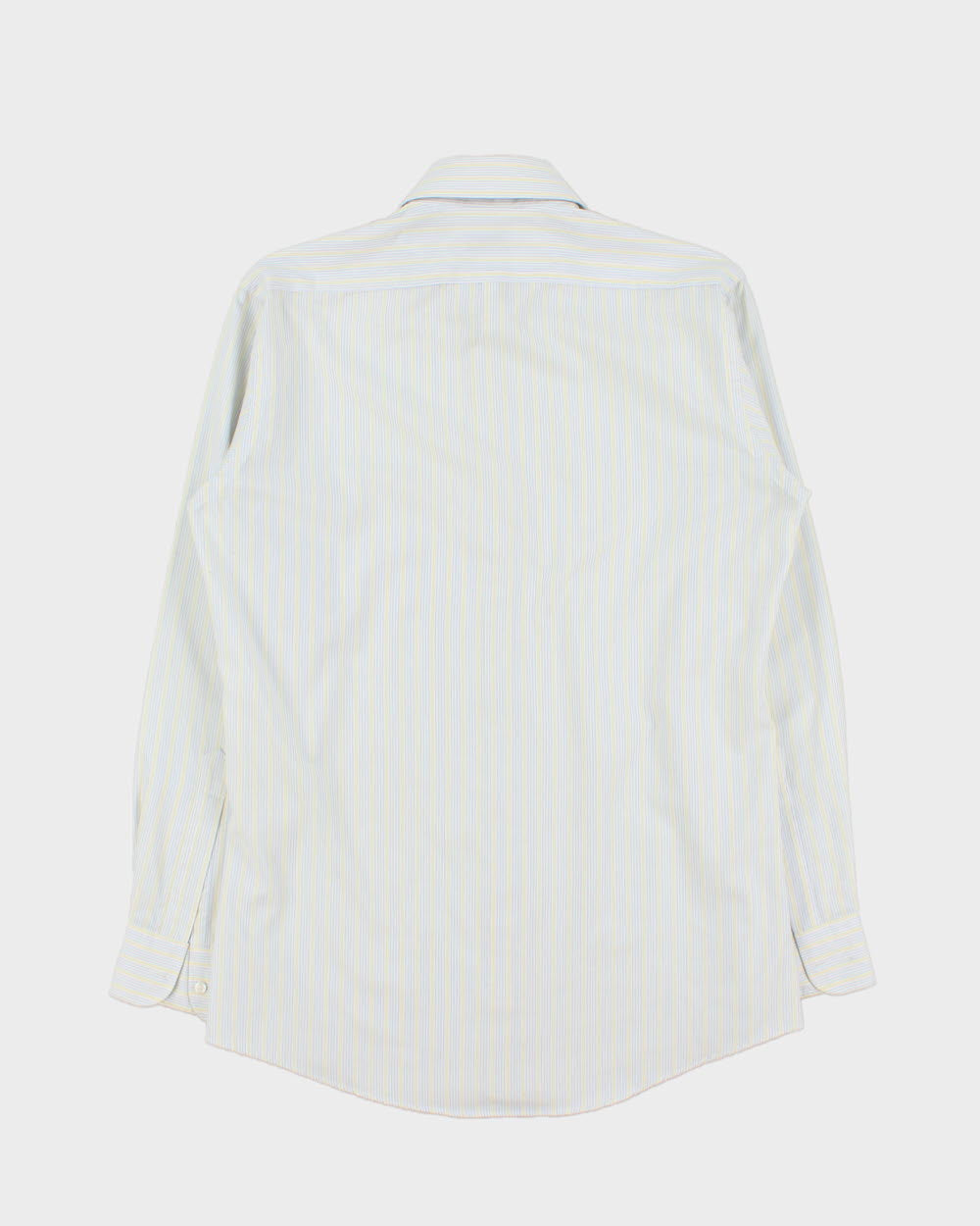 Vintage 1980s Yves Saint Laurent Striped Long Sleeve Pocket Shirt - S