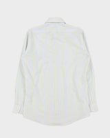 Vintage 1980s Yves Saint Laurent Striped Long Sleeve Pocket Shirt - S