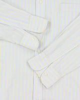 Vintage 1980s Yves Saint Laurent Striped Long Sleeve Pocket Shirt - S
