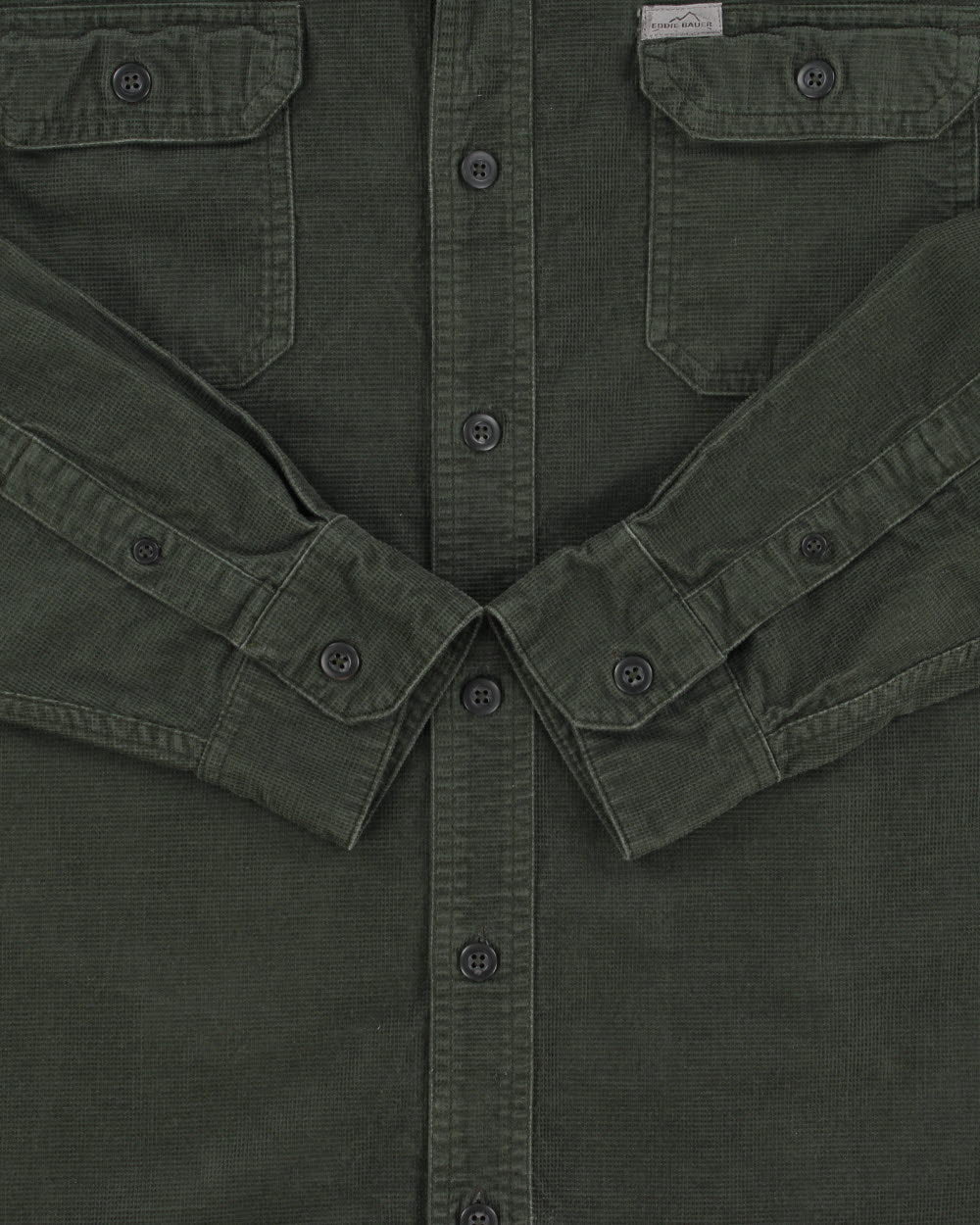 Vintage Eddie Bauer Heavyweight Waffle Long Sleeve Shirt - M