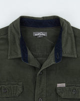 Vintage Eddie Bauer Heavyweight Waffle Long Sleeve Shirt - M