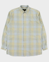 Vintage Ermenegildo Zegna Checked Long Sleeve Shirt - M