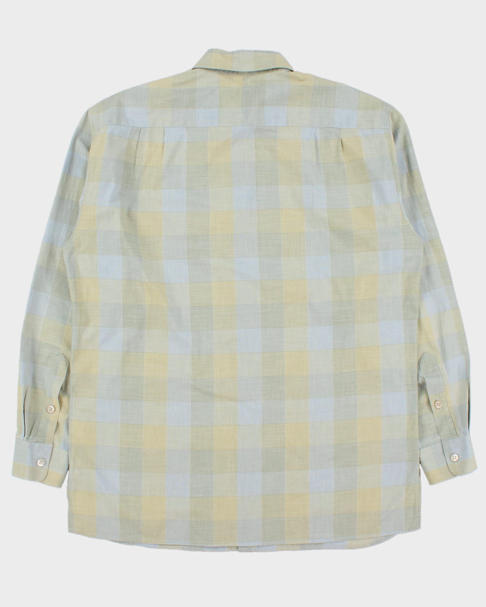 Vintage Ermenegildo Zegna Checked Long Sleeve Shirt - M