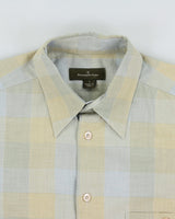 Vintage Ermenegildo Zegna Checked Long Sleeve Shirt - M