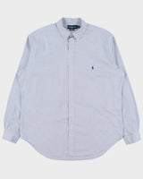 Vintage 1990s Ralph Lauren Classic Fit Checked Long Sleeve Shirt - XXL