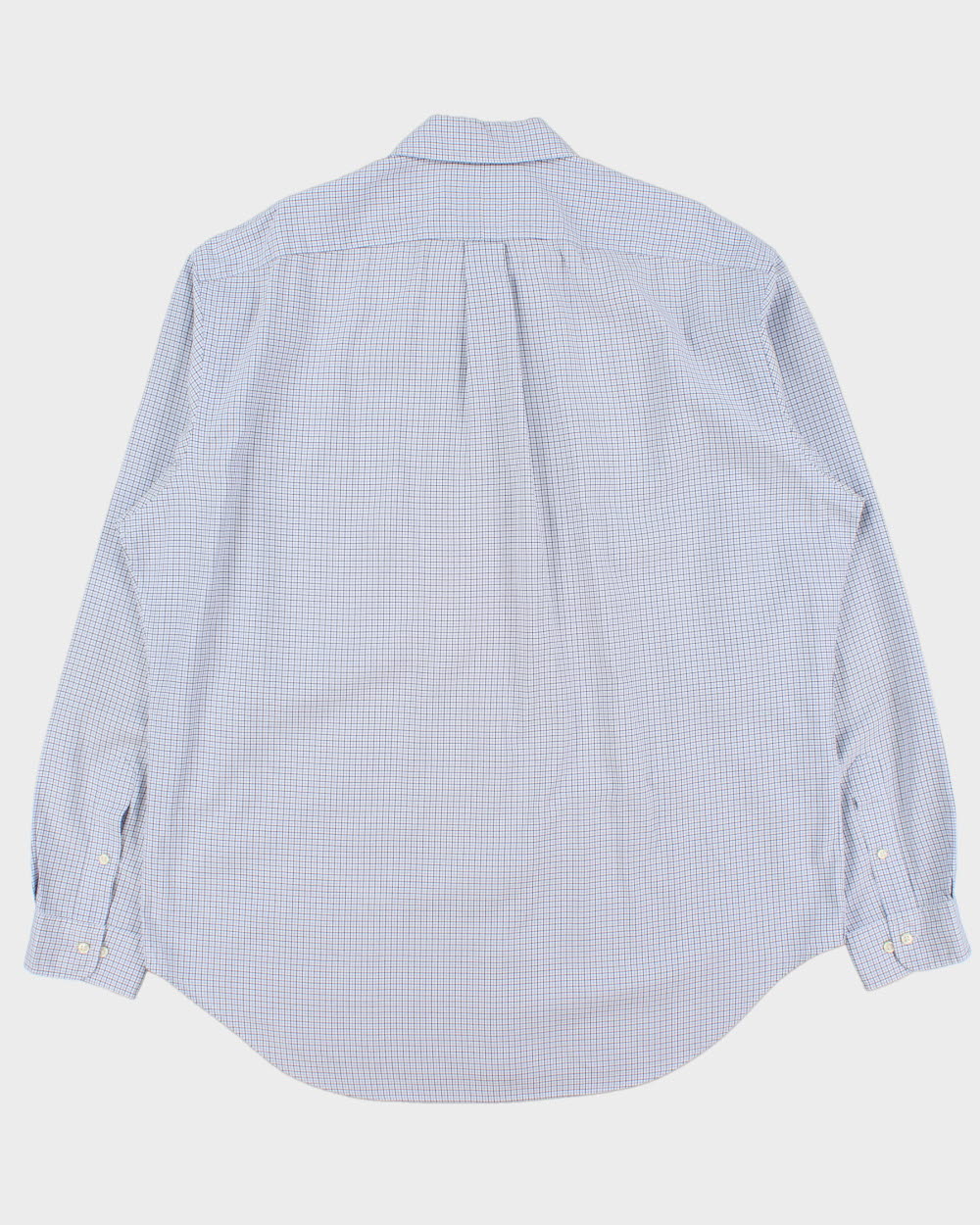 Vintage 1990s Ralph Lauren Classic Fit Checked Long Sleeve Shirt - XXL