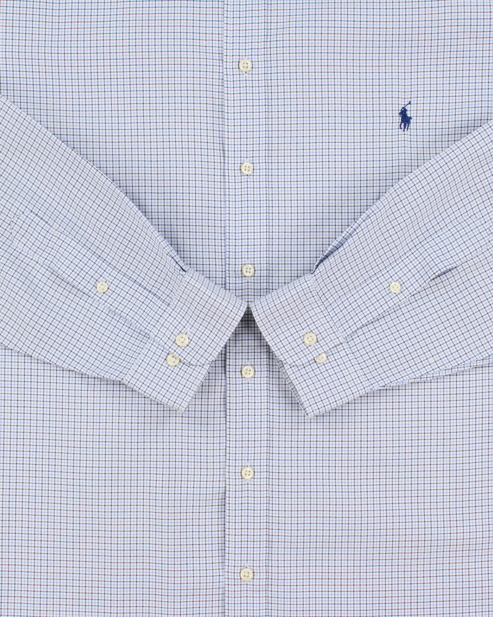 Vintage 1990s Ralph Lauren Classic Fit Checked Long Sleeve Shirt - XXL