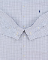 Vintage 1990s Ralph Lauren Classic Fit Checked Long Sleeve Shirt - XXL
