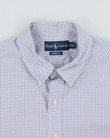 Vintage 1990s Ralph Lauren Classic Fit Checked Long Sleeve Shirt - XXL