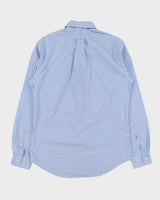 Vintage Ralph Lauren Slim Fit Checked Long Sleeve Shirt - M