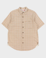 Vintage Y2K 2000s Guess Checked Short Sleeve Shirt - M
