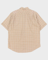 Vintage Y2K 2000s Guess Checked Short Sleeve Shirt - M