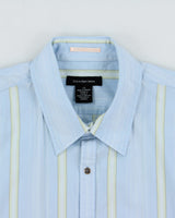 Vintage 2000s Calvin Klein Jeans Striped Short Sleeve Shirt - L