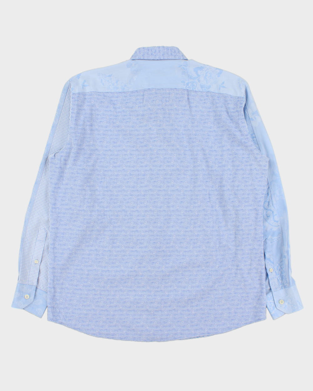 Vintage 2000s Etro Dot &amp; Paisley Pattern Long Sleeve Shirt - L