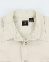 Vintage 1990s Levi's Red Tab Khaki Long Sleeve Denim Pocket Shirt - XL