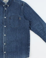 Vintage Carhartt WIP Civil Slim Fit Long Sleeve Denim Shirt - M