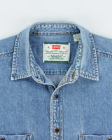 Vintage 1990s Levi's Medium Wash Long Sleeve Denim Pocket Shirt - M