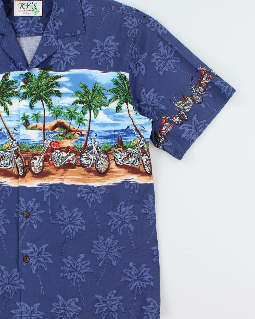 Vintage 1990s KY'S Made In USA Hawaiian Shirt - M