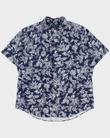 Vintage Ralph Lauren Floral Slim Fit Short Sleeve Shirt - XXL