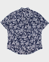 Vintage Ralph Lauren Floral Slim Fit Short Sleeve Shirt - XXL