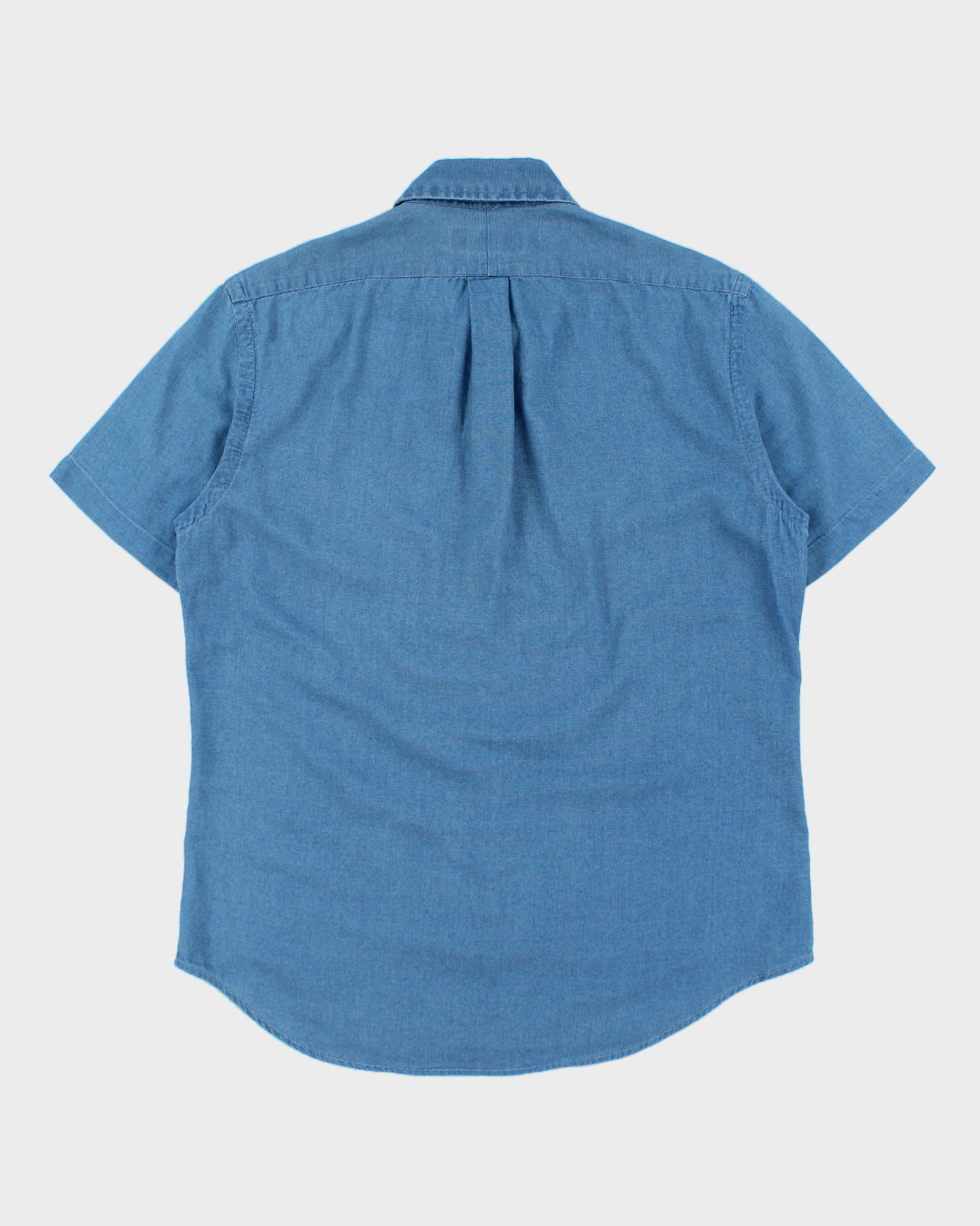 Vintage Ralph Lauren Indigo Oxford Short Sleeve Shirt - S