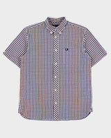 Vintage Fred Perry Plaid Classic Short Sleeve Shirt - M