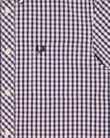 Vintage Fred Perry Plaid Classic Short Sleeve Shirt - M