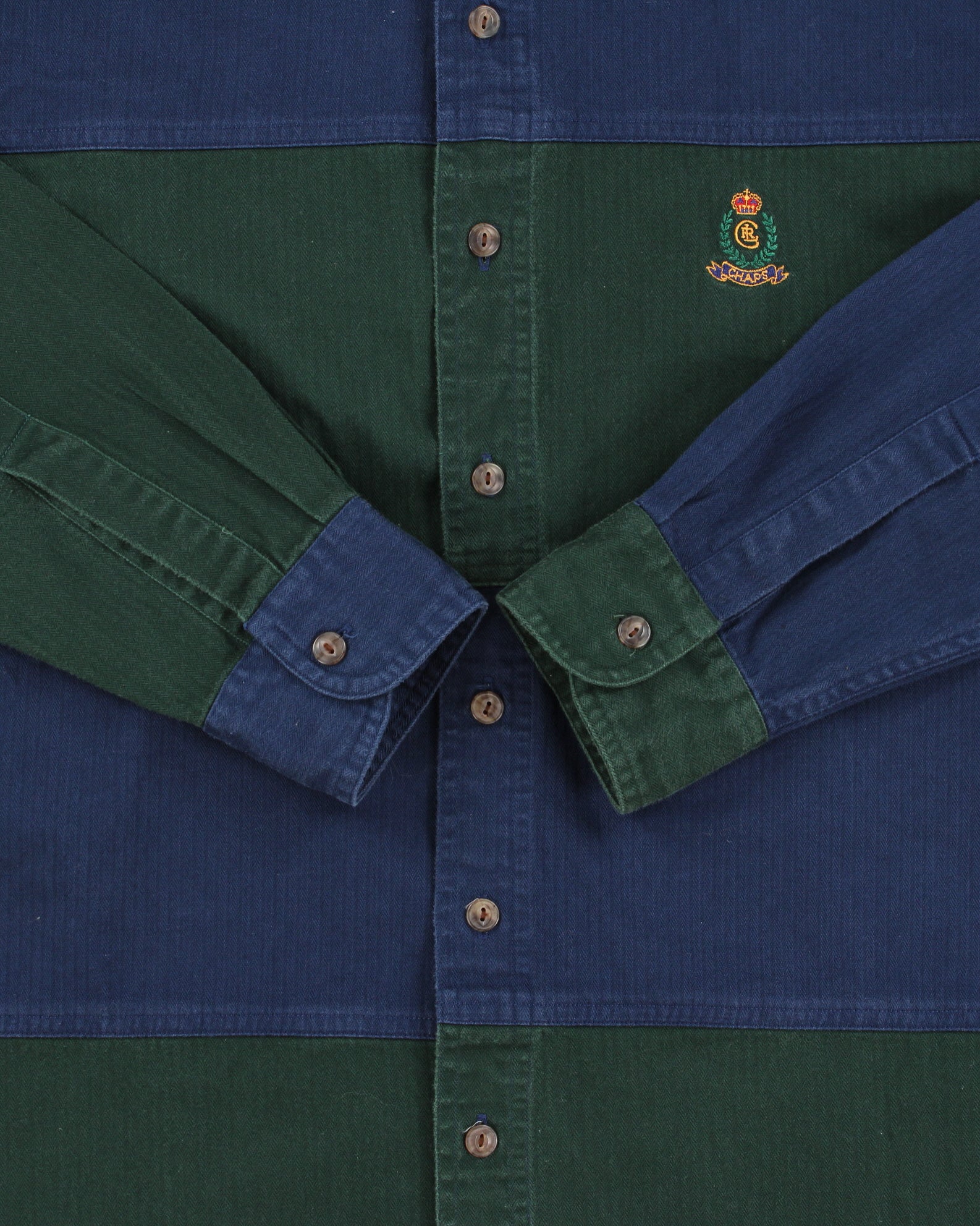 Vintage 1990s Chaps Ralph Lauren Heavyweight Long Sleeve Shirt - M