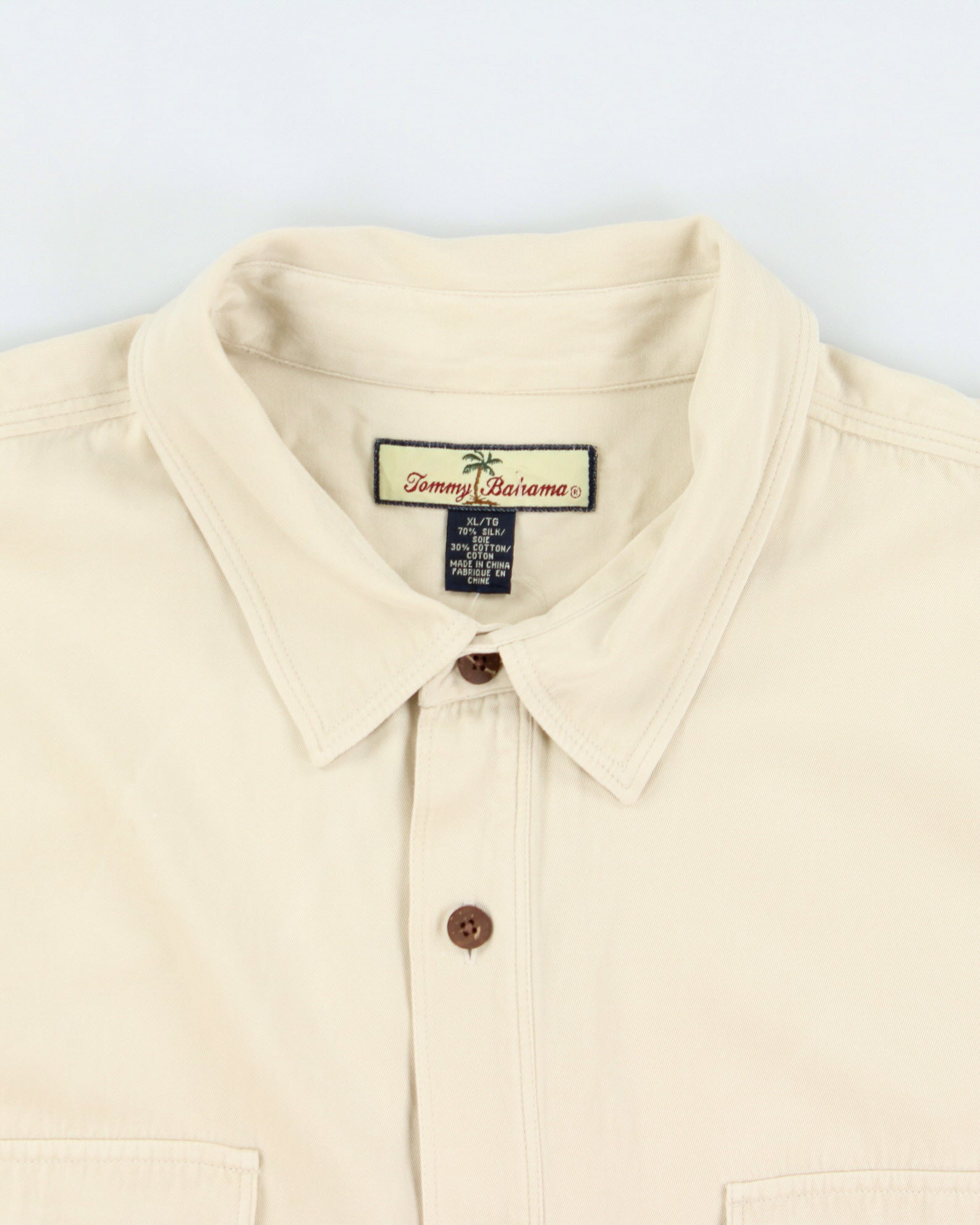 Vintage Tommy Bahama Silk Blend Long Sleeve Shirt - XL
