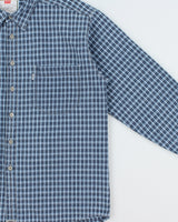 Vintage 1990s Levi's White Tab Checked Heavyweight Long Sleeve Shirt - L