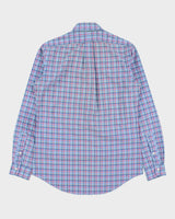 Vintage Y2K 00s Polo Ralph Lauren Plaid Custom Fit Long Sleeve Shirt - S