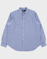 Vintage Y2K 00s Polo Ralph Lauren Gingham Long Sleeve Westerton Shirt - XL