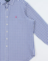 Vintage Y2K 00s Polo Ralph Lauren Gingham Long Sleeve Westerton Shirt - XL